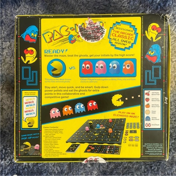 Pac-Man board game VINTAGE arcade family night - Picture 3 of 9